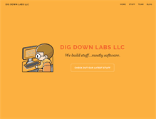 Tablet Screenshot of digdownlabs.com